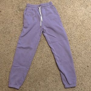 Forever 21 purple sweatpants Size small